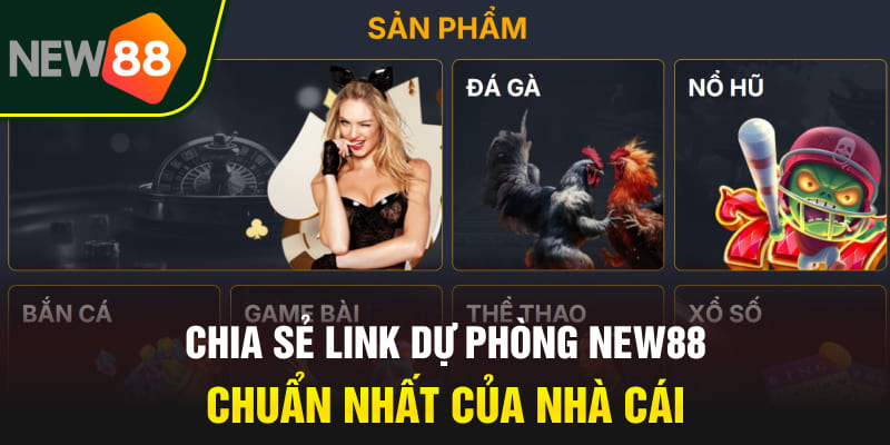 Chia sẻ link dự phòng NEW88 chuẩn nhất của nhà cái